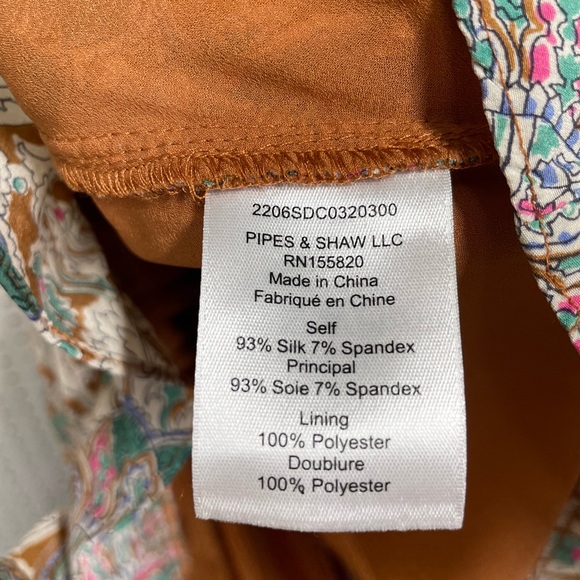 Veronica Beard Lozano Ruched Printed Silk Blend Crepe Mini Dress - Picture 4 of 5